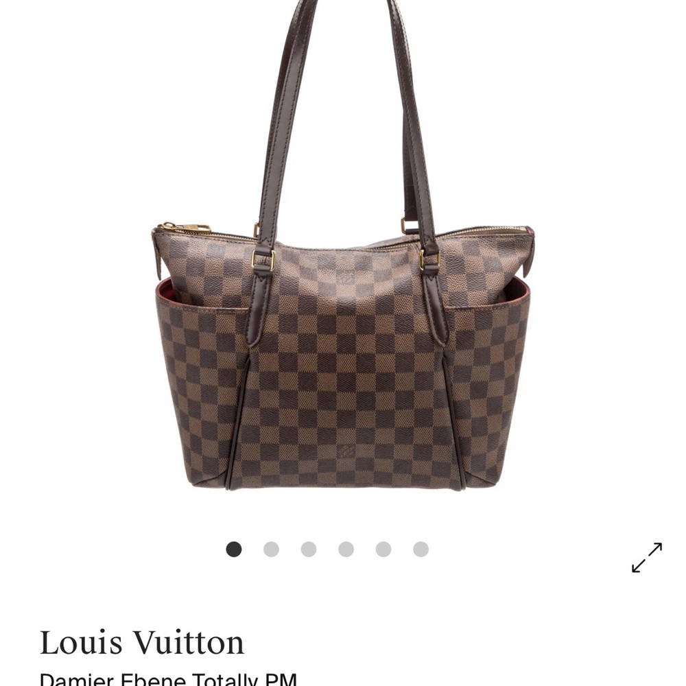 Louis Vuitton Brown Checkered Tote